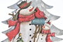 DKD Home Decor Decoración Colgante Navidad Plateado Rojo 1.8 x 35 x 28.5 cm 12 Unidades