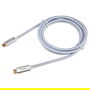 EQUIP 128360 Cable USB-C 3.2 Macho a Macho 3.00m PD 100W 4K/60Hz Blanco