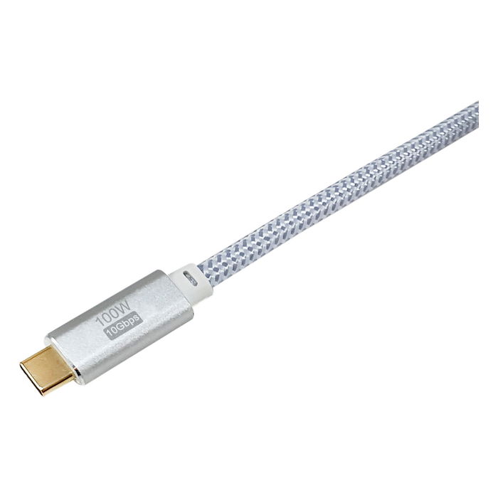 EQUIP 128360 Cable USB-C 3.2 Macho a Macho 3.00m PD 100W 4K/60Hz Blanco