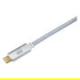 EQUIP 128360 Cable USB-C 3.2 Macho a Macho 3.00m PD 100W 4K/60Hz Blanco