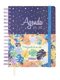 Finocam Agenda Talkual Espiral Doble 4º Tapa Dura "Vida" 2025-2026