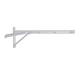 Tendedero blanco para pared 550 mm