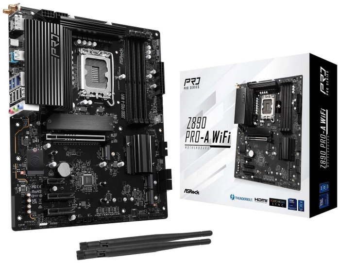 ASRock Z890 Pro-A WiFi DDR5 LGA 1851 ATX ASRock Z890 Pro-A WiFi DDR5 LGA 1851 ATX