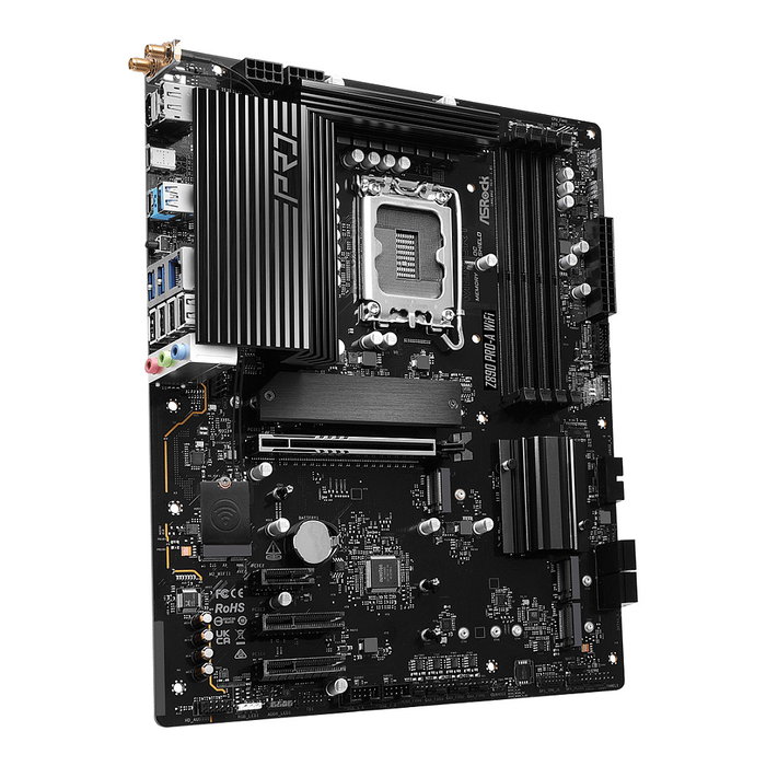 ASRock 1851 Z890 Pro-A Wifi DDR5 ATX Placa Base para PC Intel LGA 1851 con WiFi 6E y Bluetooth 5.3