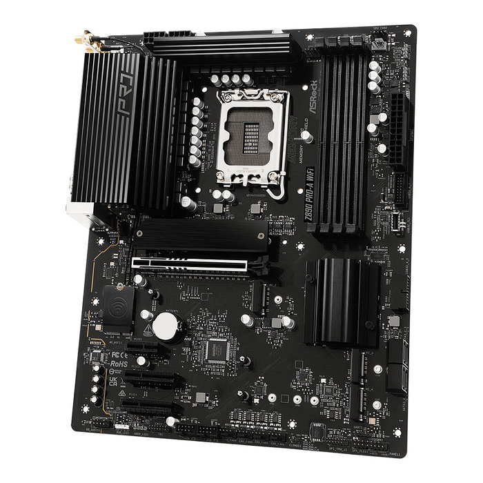 ASRock 1851 Z890 Pro-A Wifi DDR5 ATX Placa Base para PC Intel LGA 1851 con WiFi 6E y Bluetooth 5.3