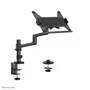 Neomounts DS20-425BL1 NEXT Lite - Soporte de escritorio ajustable para portátiles de 11.6" a 17.3" (hasta 5 kg) - Negro, 360° rotación, VESA 100x100, gestión de cables