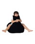 Atelier Del Sofa Puf de Jardín Black v2, Comodidad y Estilo, Resistente a la Intemperie, Negro, para Exteriores
