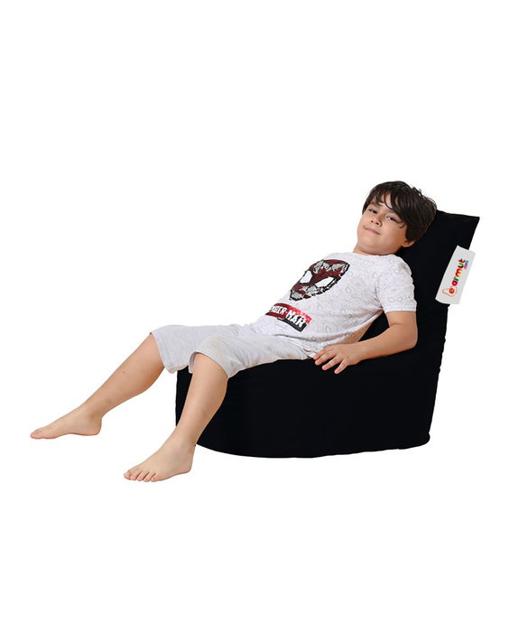 Atelier Del Sofa Puf de Jardín Black v2, Comodidad y Estilo, Resistente a la Intemperie, Negro, para Exteriores