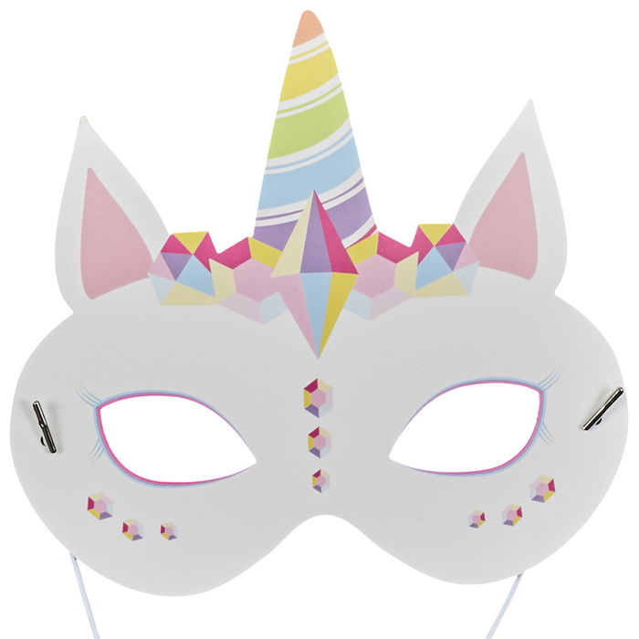 Party Time Juego De 6 Caretas Fiesta Unicornio Party Time Juego De 6 Caretas Fiesta Unicornio