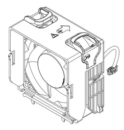 Dell 121-BBBX Kit de Ventiladores PCIe para Servidor PowerEdge T160 - Sistema de Refrigeración para Carcasa