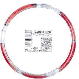 Vaso Alto Vidrio Fresas Luminarc 50 cL (6 Unidades)