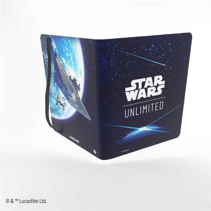 Gamegenic Album Star Wars: Unlimited 18 Pocket - Álbum para 360 cartas con doble funda, 20 páginas, carga lateral, tapas ilustradas