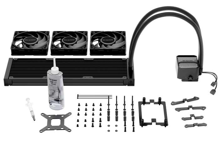 Be Quiet! Silent Loop 3 360mm Kit Refrigeración Líquida, Radiador 360mm, Ventiladores 120mm PWM, LED Multicolor Be Quiet! Silent Loop 3 360mm Kit Refrigeración Líquida, Radiador 360mm, Ventiladores 120mm PWM, LED Multicolor
