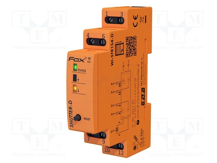 F&F Controlador de persianas Smart Home WIFI Serie FOX F&F Controlador de persianas Smart Home WIFI Serie FOX