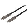 Club 3D USB Type C CAC-2580 Cable USB-C a USB-C 15 m Negro, Bi-Direccional, 10 Gbit/s, USB PD 60W, Carga Rápida, Plug and Play
