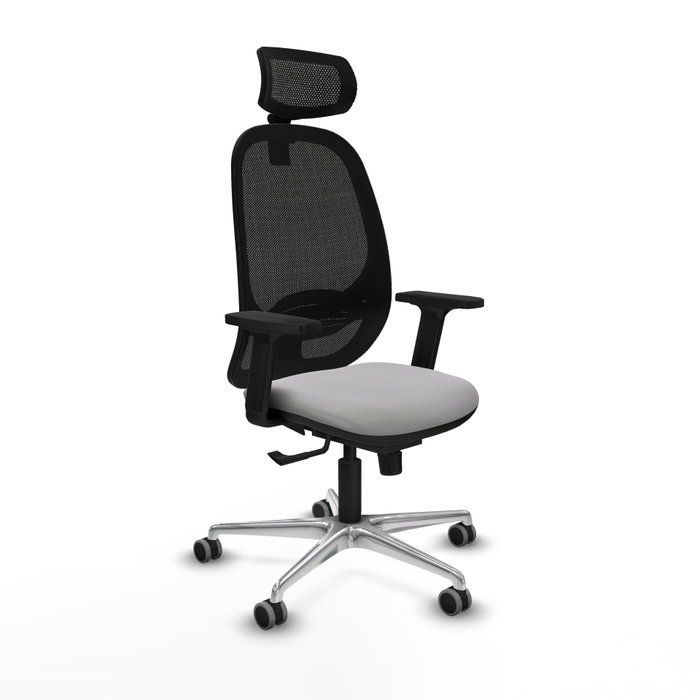 PIQUERAS Y CRESPO Silla de oficina Cilanco con mecanismo Sincro, Gris claro y Negro PIQUERAS Y CRESPO Silla de oficina Cilanco con mecanismo Sincro, Gris claro y Negro