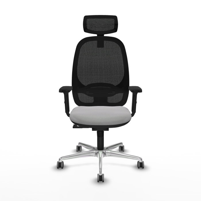PIQUERAS Y CRESPO Silla de oficina Cilanco con mecanismo Sincro, Gris claro y Negro PIQUERAS Y CRESPO Silla de oficina Cilanco con mecanismo Sincro, Gris claro y Negro