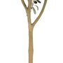 Ixia Planta de Olivo Verde 55 x 60 x 112 cm con Macetero Negro