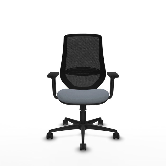 PIQUERAS Y CRESPO Silla de oficina Mardos con Mecanismo Sincro Gris y Negro PIQUERAS Y CRESPO Silla de oficina Mardos con Mecanismo Sincro Gris y Negro