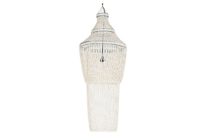 DKD Home Decor Lámpara de Techo de Conchas Hecha a Mano 54x54x130 cm DKD Home Decor Lámpara de Techo de Conchas Hecha a Mano 54x54x130 cm