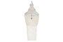 DKD Home Decor Lámpara de Techo de Conchas Hecha a Mano 54x54x130 cm