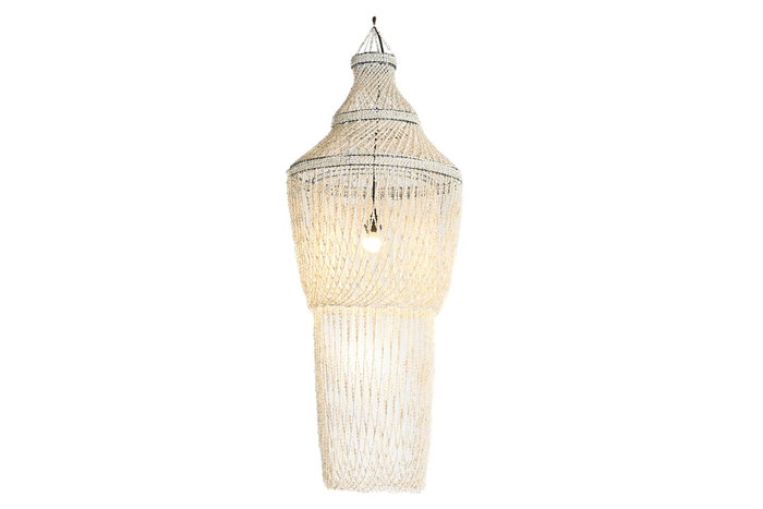 DKD Home Decor Lámpara de Techo de Conchas Hecha a Mano 54x54x130 cm DKD Home Decor Lámpara de Techo de Conchas Hecha a Mano 54x54x130 cm