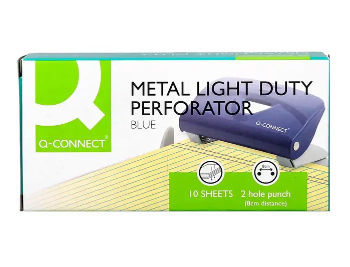 Q-connect Taladrador KF14215 Azul 1 mm capacidad 10 hojas Q-connect Taladrador KF14215 Azul 1 mm capacidad 10 hojas