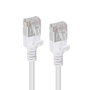 MicroConnect Cable de Red CAT6A U-FTP Slim, LSZH, 1,5m, Blanco
