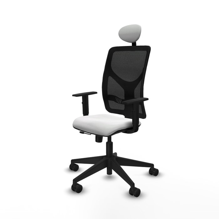 PIQUERAS Y CRESPO Silla de oficina Motilla Sincro/Traslack Blanco/Negro PIQUERAS Y CRESPO Silla de oficina Motilla Sincro/Traslack Blanco/Negro