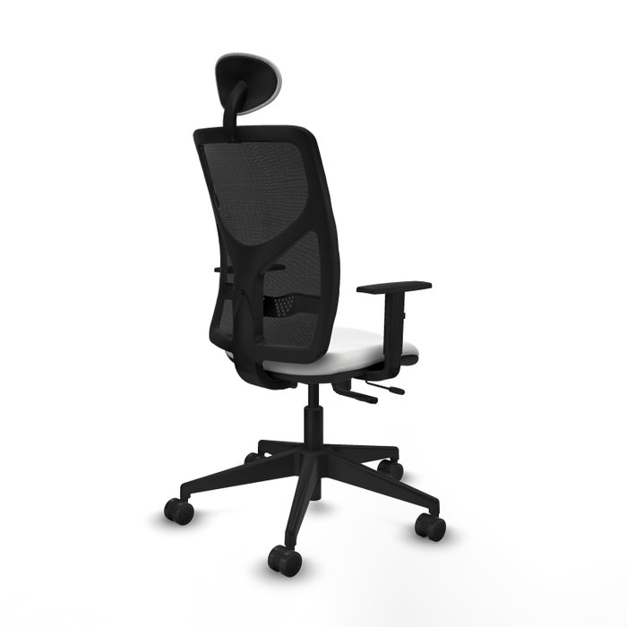 PIQUERAS Y CRESPO Silla de oficina Motilla Sincro/Traslack Blanco/Negro PIQUERAS Y CRESPO Silla de oficina Motilla Sincro/Traslack Blanco/Negro
