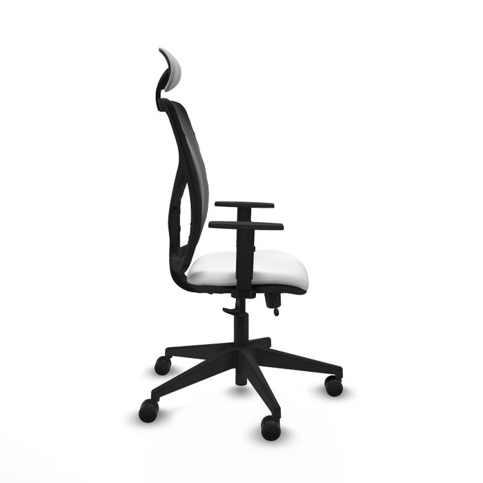PIQUERAS Y CRESPO Silla de oficina Motilla Sincro/Traslack Blanco/Negro PIQUERAS Y CRESPO Silla de oficina Motilla Sincro/Traslack Blanco/Negro
