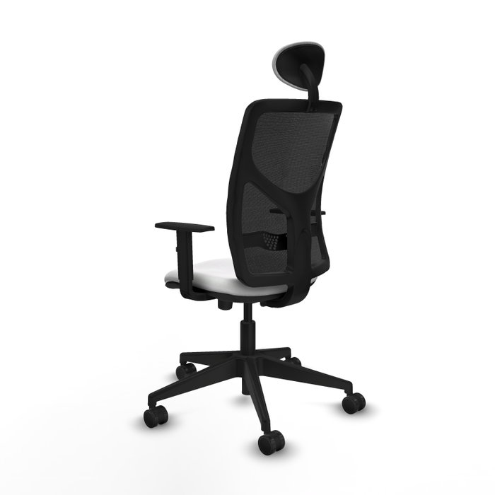 PIQUERAS Y CRESPO Silla de oficina Motilla Sincro/Traslack Blanco/Negro PIQUERAS Y CRESPO Silla de oficina Motilla Sincro/Traslack Blanco/Negro