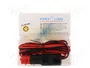 PRO CAR Alimentador de coche con cable DC 5,5/2,1 enchufe 8A Negro