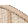 DKD Home Decor Morefond rejilla 23 Cabecero Cama Moderno Ratán Rubberwood Natural 179 x 119 x 3.5 cm Hecho a mano