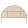 DKD Home Decor Morefond rejilla 23 Cabecero Cama Moderno Ratán Rubberwood Natural 179 x 119 x 3.5 cm Hecho a mano