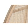 DKD Home Decor Morefond rejilla 23 Cabecero Cama Moderno Ratán Rubberwood Natural 179 x 119 x 3.5 cm Hecho a mano