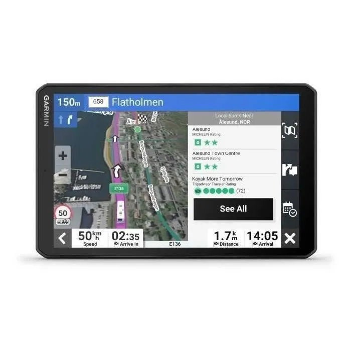 Garmin Camper 895 MT-S GPS para Camión y Caravana Pantalla 8" TFT