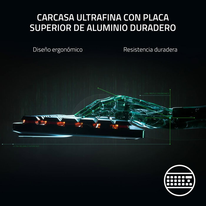 Razer DeathStalker V2 Pro Tenkeyless Español Negro Razer DeathStalker V2 Pro Tenkeyless Español Negro