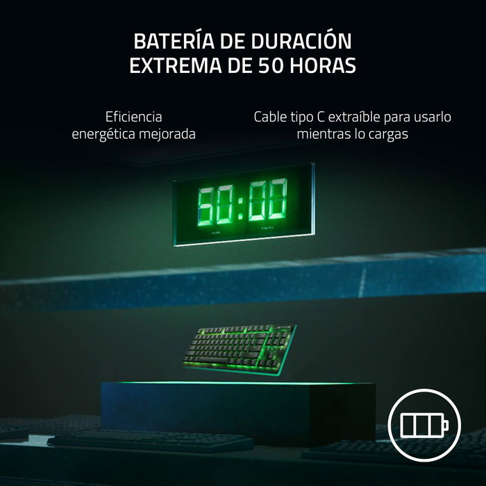 Razer DeathStalker V2 Pro Tenkeyless Español Negro Razer DeathStalker V2 Pro Tenkeyless Español Negro