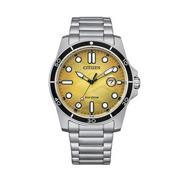 Reloj Hombre Citizen MARINE 1810 Amarillo Plateado