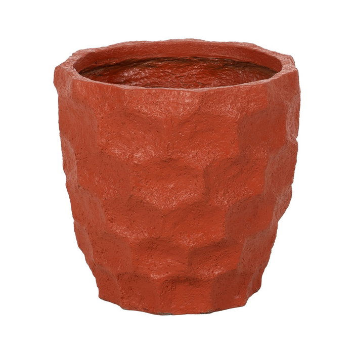 S/2 Macetero Terracota Cemento 41 X 41 X 39,60 cm