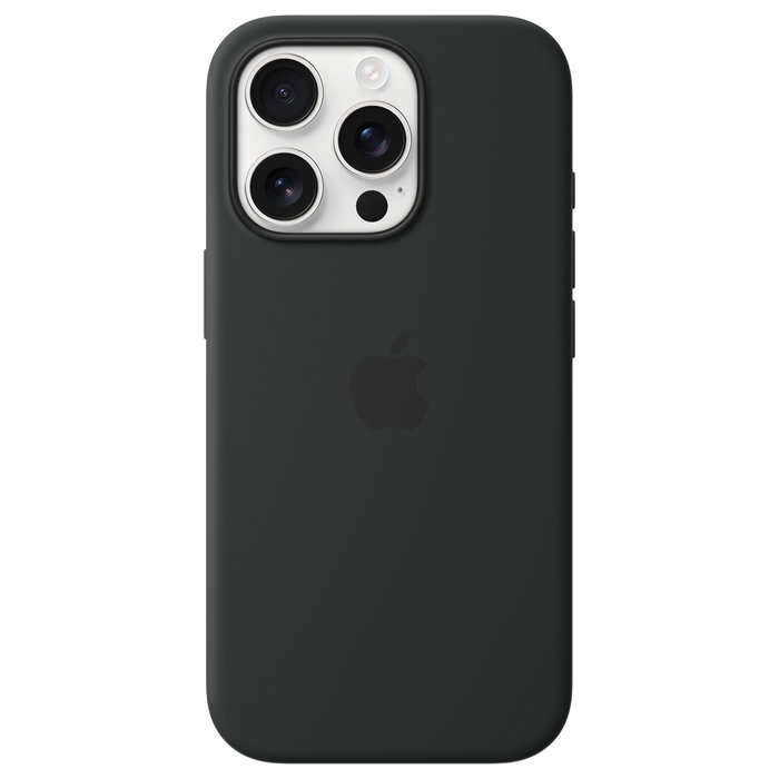 Apple Funda de Silicona con MagSafe para iPhone 16 Pro - Negro Apple Funda de Silicona con MagSafe para iPhone 16 Pro - Negro