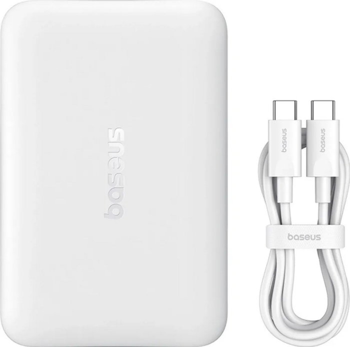 Baseus EnerFill FM11 Ultra-Mini MagSafe 10000 mAh 22.5W Blanco Baseus EnerFill FM11 Ultra-Mini MagSafe 10000 mAh 22.5W Blanco