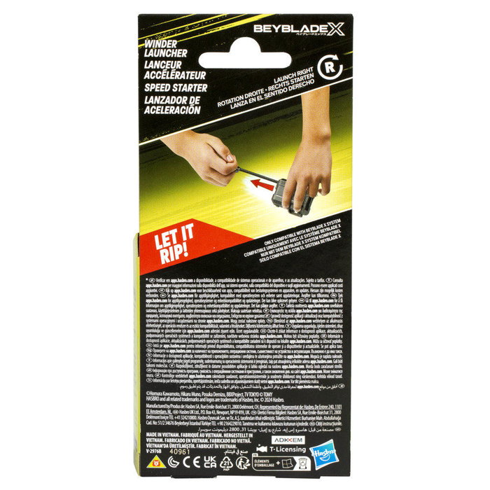 Hasbro Beyblade X Winder Lanzador Oficial Hasbro Beyblade X Winder Lanzador Oficial
