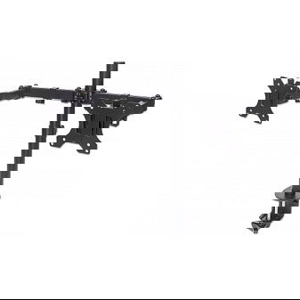 MANHATTAN Soporte Doble de Sobremesa con Brazo Articulado para 2 Monitores 13"-32" (33-81,3cm), Carga 8kg por Pantalla, Compatible VESA 75x75 y 100x100 mm, Negro MANHATTAN Soporte Doble de Sobremesa con Brazo Articulado para 2 Monitores 13"-32" (33-81,3cm), Carga 8kg por Pantalla, Compatible VESA 75x75 y 100x100 mm, Negro