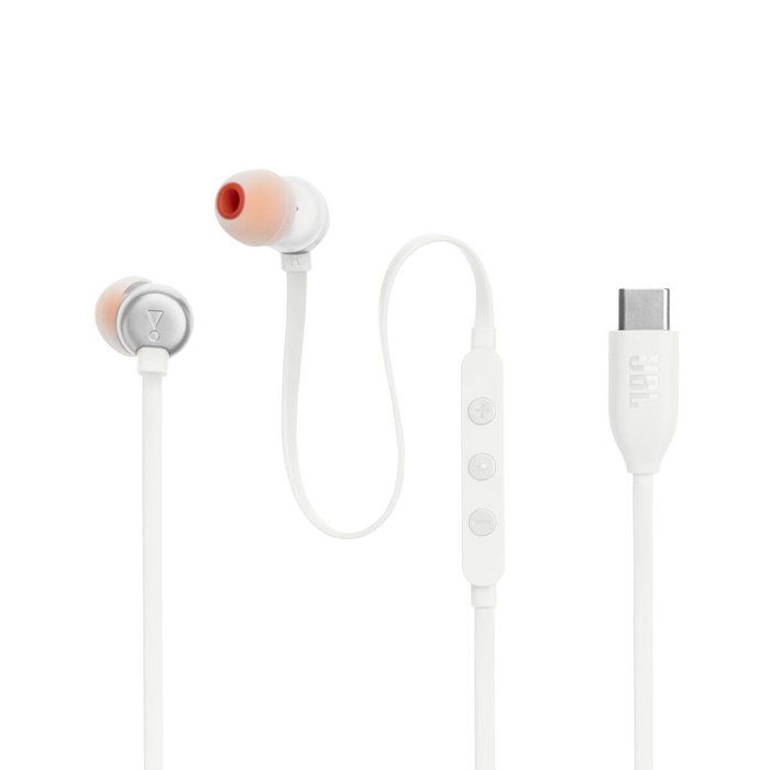JBL Tune 310C Auriculares Intrauditivos USB-C Blanco con Micrófono JBL Tune 310C Auriculares Intrauditivos USB-C Blanco con Micrófono