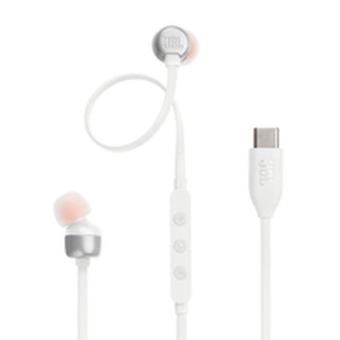 JBL Tune 310C Auriculares Intrauditivos USB-C Blanco con Micrófono JBL Tune 310C Auriculares Intrauditivos USB-C Blanco con Micrófono