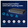 Extralink Ceres EX-SF1008P Switch PoE de 10 Puertos (8x PoE/PoE+)