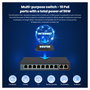 Extralink Ceres EX-SF1008P Switch PoE de 10 Puertos (8x PoE/PoE+)