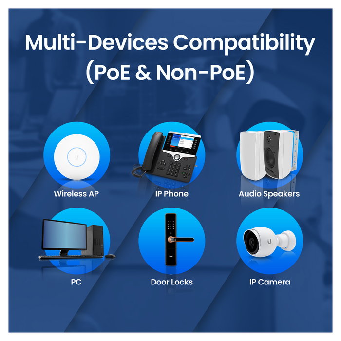 Extralink Ceres EX-SF1008P Switch PoE de 10 Puertos (8x PoE/PoE+)